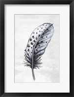 Indigo Feather II Fine Art Print