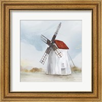Red Windmill II Fine Art Print