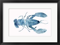 Blue Lobster Framed Print