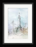 Blue London Framed Print