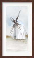Blue Windmill II Fine Art Print