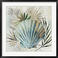 Turquoise Shell I Fine Art Print
