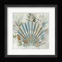 Turquoise Shell II Framed Print