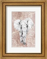 Pink Paisley Elephant Fine Art Print