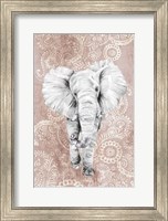 Pink Paisley Elephant Fine Art Print