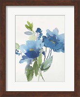 Blue Flower Garden II Fine Art Print
