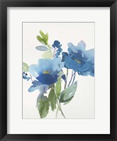 Blue Flower Garden II Fine Art Print