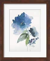 Blue Flower Garden III Fine Art Print