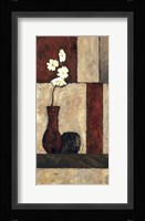 Earthy Orchid Panel II Framed Print