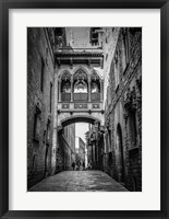 Barri Gotica Barcelona Framed Print