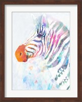 Fluorescent Zebra I Fine Art Print