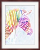 Fluorescent Zebra II Fine Art Print