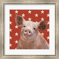 Patriotic Farm III Fine Art Print