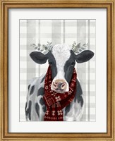 Yuletide Cow I Fine Art Print