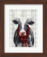 Yuletide Cow II Fine Art Print