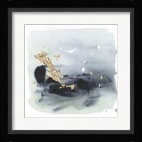 Cerulean & Gold II Framed Print