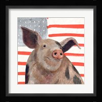 Patriotic Farm IV Framed Print