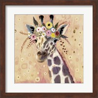 Klimt Giraffe I Fine Art Print