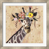 Klimt Giraffe II Fine Art Print