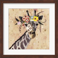 Klimt Giraffe II Fine Art Print