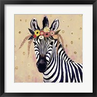 Klimt Zebra II Framed Print