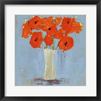 Orange Poppy Impression II Framed Print
