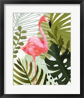 Flamingo Forest II Framed Print