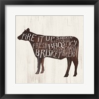 Farmhouse BBQ II Framed Print