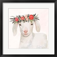 Garden Goat IV Framed Print