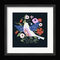 Folk Garden II Framed Print