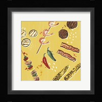 Throw it on the Grill I Framed Print