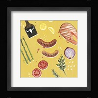 Throw it on the Grill II Framed Print