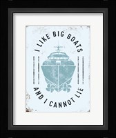 Punny Nautical II Framed Print