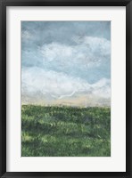 Verdant Fields I Framed Print