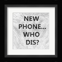 Phone Snark I Framed Print