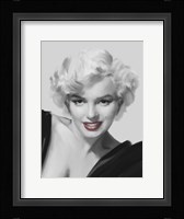 The Look Red Lips Fine Art Print