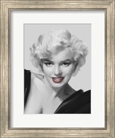 The Look Red Lips Fine Art Print