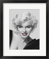 The Look Red Lips Fine Art Print