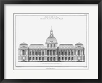 Architectural Elevation III Framed Print