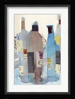 The Wine Bottles I Framed Print