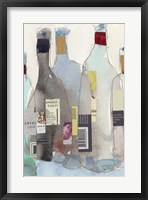 The Wine Bottles III Framed Print