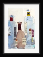 The Wine Bottles IV Framed Print