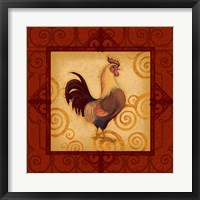 Decorative Rooster I Fine Art Print