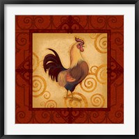 Decorative Rooster I Fine Art Print