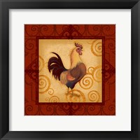 Decorative Rooster I Framed Print