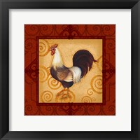 Decorative Rooster II Framed Print