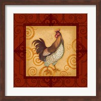 Decorative Rooster IV Fine Art Print