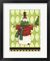 Harlequin Christmas III Framed Print