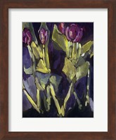 Violet Spring Flowers I Fine Art Print