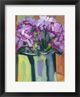 Violet Spring Flowers IV Framed Print